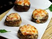 Champiñones rellenos jamón queso