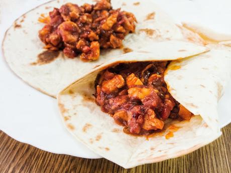 Fajitas y quesadilla