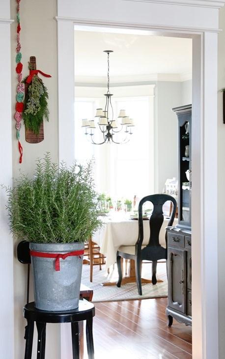 UNA CASA RúSTICA EN NAVIDAD UNA CASA RúSTICA EN NAVIDAD