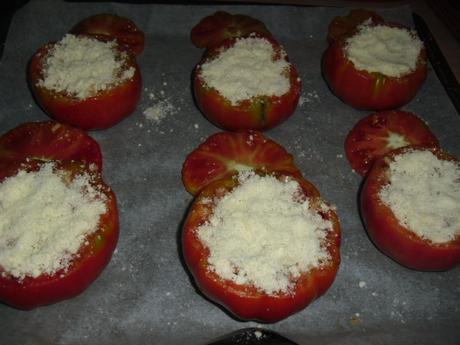 TOMATES RELLENOS DE ARROZ Y CARNE PICADA, TOMATES PASO DOBLE