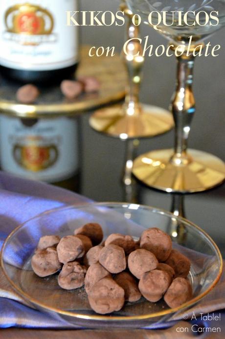 Kikos o Quicos  con Chocolate