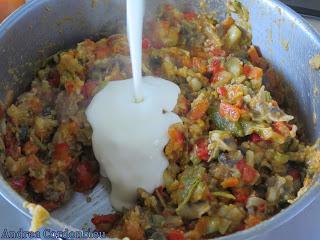 LASAGNA O LASAÑA DE VERDURAS. RECETA OVOLACTEOVEGETARIANA.