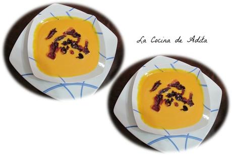 Crema de calabaza, con lemon grass