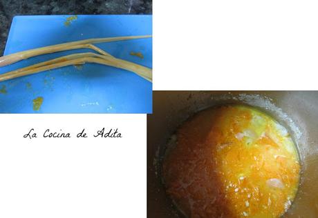 Crema de calabaza, con lemon grass