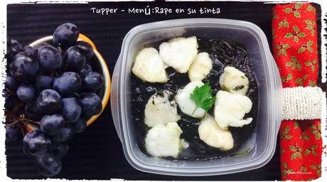 Tupper - Menú Rape en su tinta