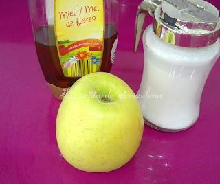 Crema de azafrán, manzana y miel de Paco Torreblanca