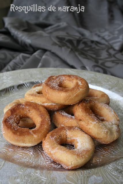 rosquillas, rosquillas de naranja