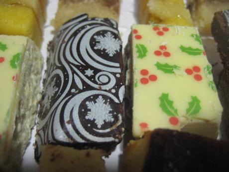 TURRÓN DE CHOCOLATE BLANCO Y NARANJA