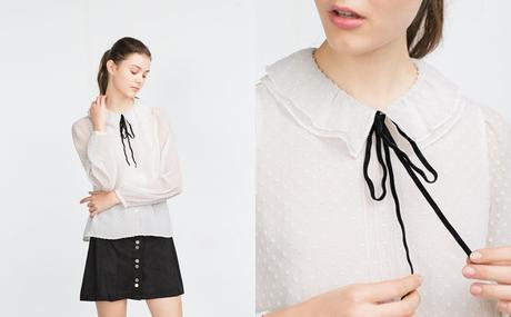 Blusa victoriana y blusa con lazada