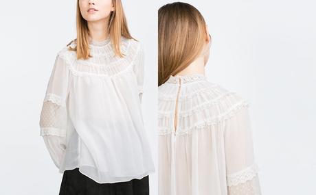 Blusa victoriana y blusa con lazada