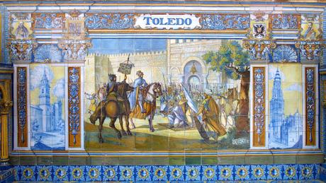 Los bancos de la Plaza de España (51): Toledo.