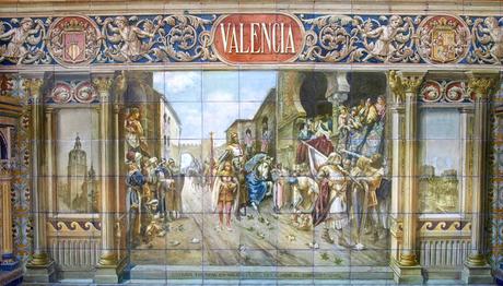 Los bancos de la Plaza de España (52): Valencia.