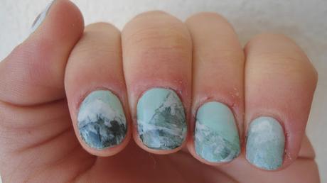 PAISAJE INVERNAL.    #BChristmasNails