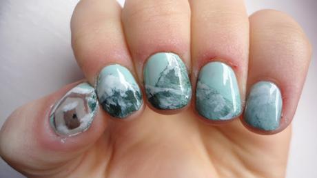 PAISAJE INVERNAL.    #BChristmasNails