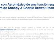 Aeromexico invita Película Snoopy Charlie Brown Peanuts