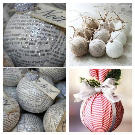 Decoremos bolas de Navidad con lana cardada