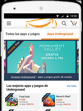 Amazon Underground, miles de aplicaciones gratuitas para Android por fin disponible para España