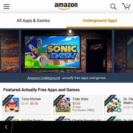 Amazon Underground, miles de aplicaciones gratuitas para Android por fin disponible para España