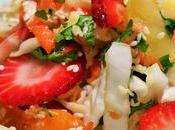 Ensalada crudivegana tropical