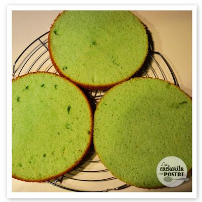 TARTA DE MANZANA VERDE CON DEGRADADO / GREEN APPLE OMBRE CAKE