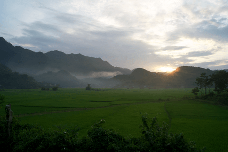 Atardecer en Mai Chau
