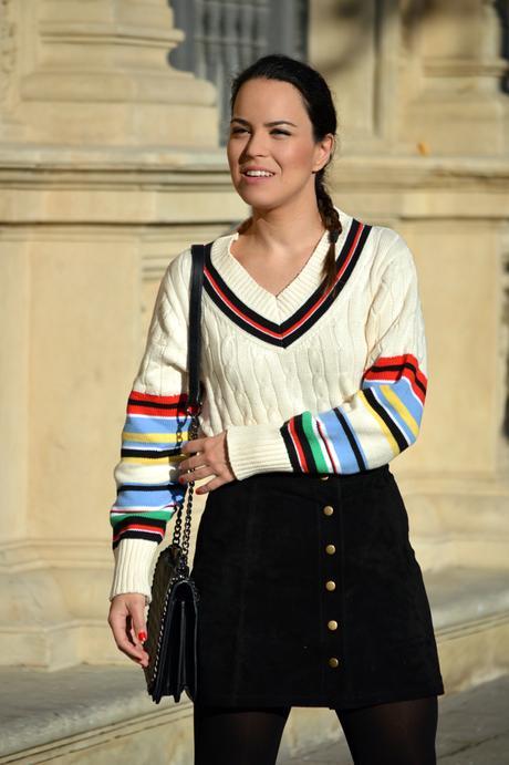 Outfit | Colorful sweater