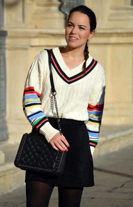 Outfit | Colorful sweater