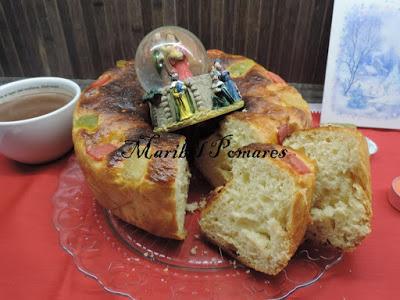 Roscón de reyes rápido.