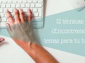 técnicas:¿planificamos contenidos blog?