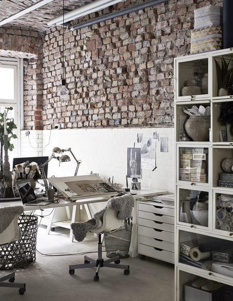 vintage muebles inspiración ikea estudio atelier nordico estilo nórdico escandinavo estilo industrial estilismo nórdico decoración oficinas lugar de trabajo decoración interiores blog decoración nórdica 