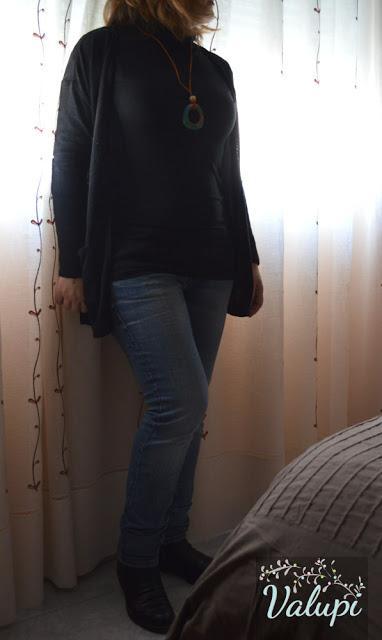 Outfit low cost: Black and Jeans