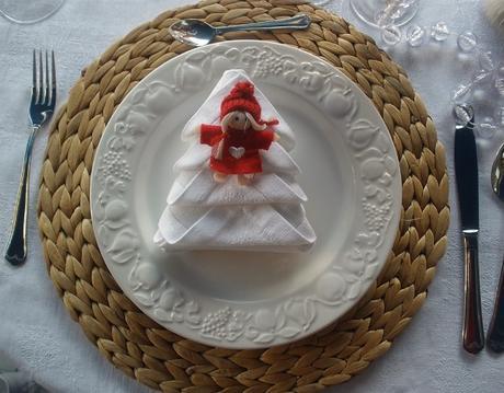 Mesa de Navidad lowcost decorada en blanco y rojo  #diariodeco18
