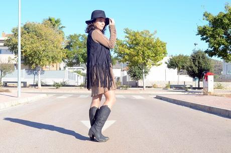 Army green & Fringed vest Army green & Fringed vest (3)