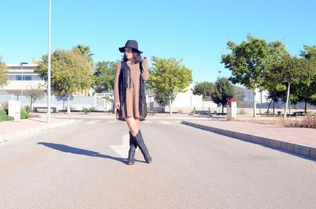 Army green & Fringed vest Army green & Fringed vest (2)