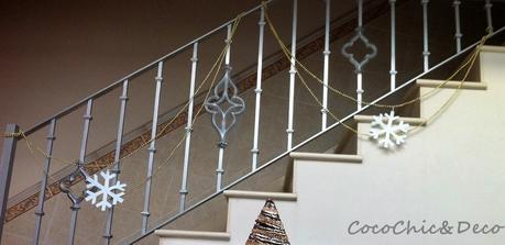 COMO HACER GUIRNALDA DE COPOS DE NIEVE EN CINCO PASOS