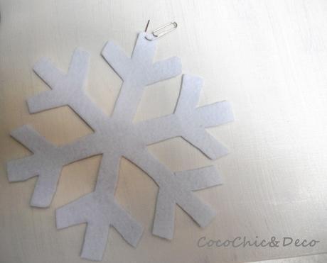 COMO HACER GUIRNALDA DE COPOS DE NIEVE EN CINCO PASOS