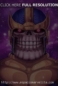 Póster de Thanos de Mike Mitchell para Mondo