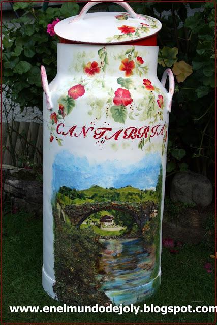 LECHERAS DECORADAS PARA CANTABRIA