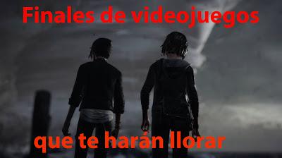 Siete finales de videojuegos que te harán llorar