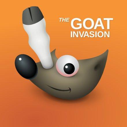 Gimp 2.9 Goat Invasion