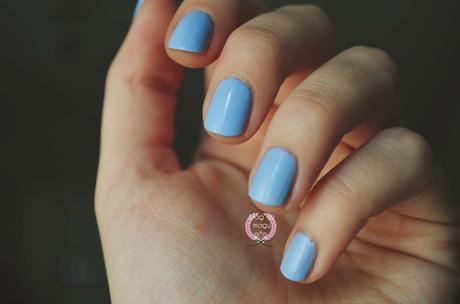 ♔ Manimonday - Celeste siempre celeste / Nail Art - de estreno ❀