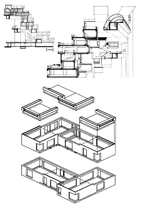 Habitat 6  en Montreal, por Moshe Safdie