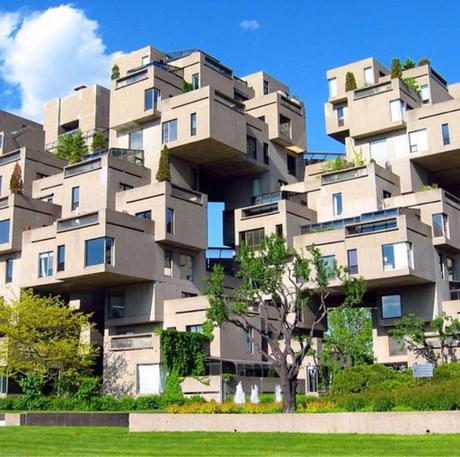 Habitat 6  en Montreal, por Moshe Safdie