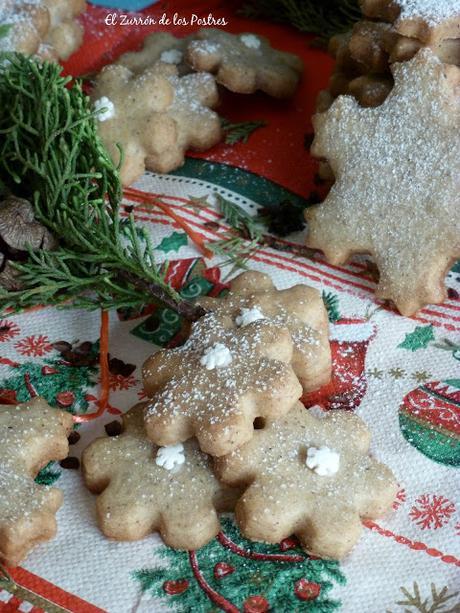 Galletas Copos de Nieve. Molde Lékué