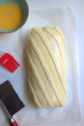 Salmón hojaldrado con espinacas y queso crema lacucharazul_hojaldre_salmón_7