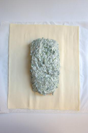 Salmón hojaldrado con espinacas y queso crema lacucharazul_hojaldre_salmón_3