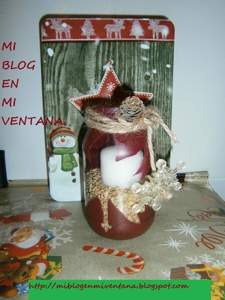 Deco-ideas Navidad: portavelas inspirado. Deco-ideas Navidad: portavelas inspirado.