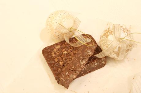 receta: turrón de chocolate crujiente
