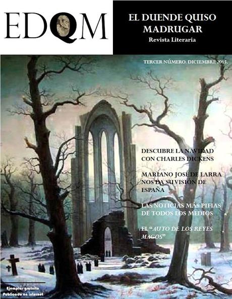 Portada de nuestro tercer número: diciembre 2015