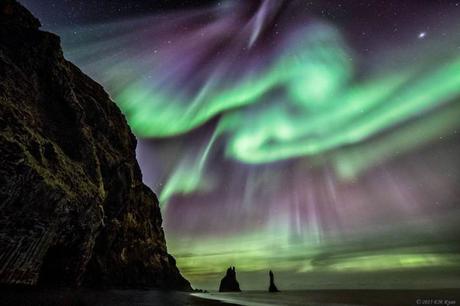 Leyendas islandesas y auroras